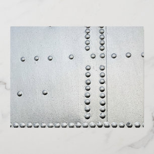 Aluminiumhaut Abstrakt Folien Feiertagspostkarte