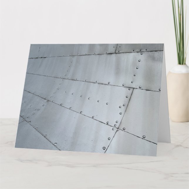 Aluminiumhaut Abstrakt Karte (Vorderseite)