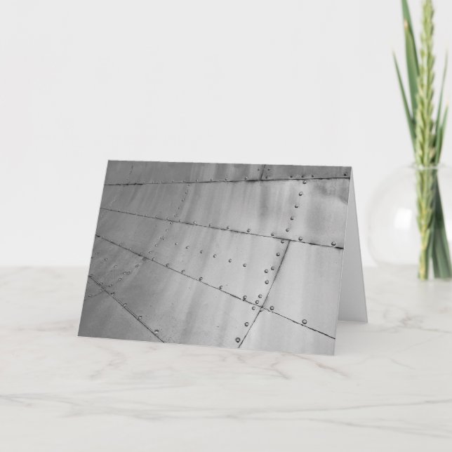 Aluminiumhaut Abstrakt Karte (Vorderseite)
