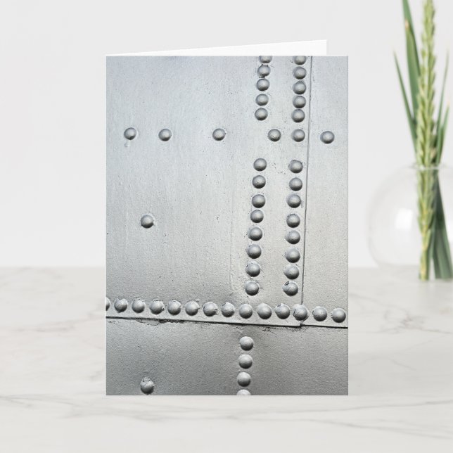 Aluminiumhaut Abstrakt Karte (Vorderseite)