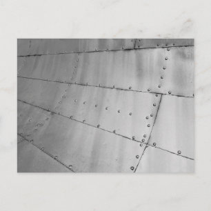 Aluminiumhaut Abstrakt Postkarte