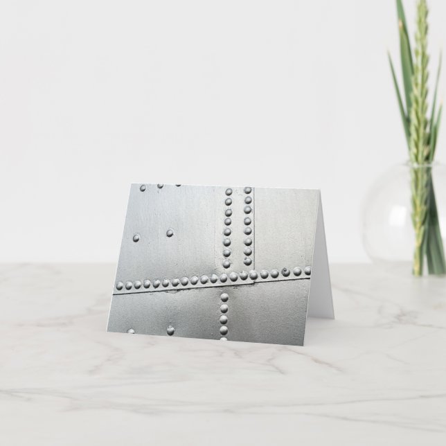 Aluminiumhaut Vintag Karte (Vorderseite)