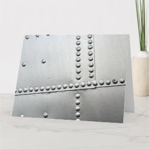 Aluminiumhaut Vintag Karte