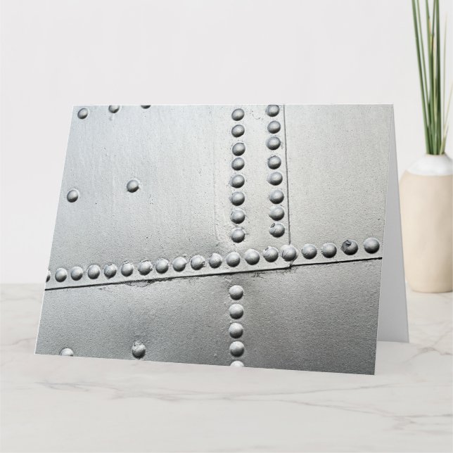 Aluminiumhaut Vintag Karte (Vorderseite)