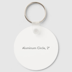 Aluminiumkreis, 2" schlüsselanhänger