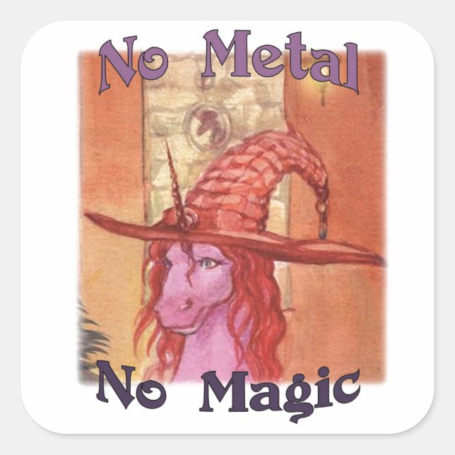 Alumna No Metal No Magic Stickers (Vorderseite)