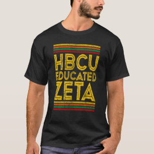 Alumni HBCU, Historische Schwarze Uni, ZETA ausgeb T-Shirt