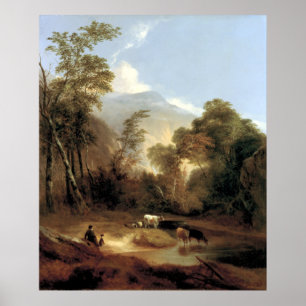 Alvan Fisher Pastoral Landschaft Poster