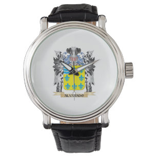 Alvarado Wappen - Familienwappen Armbanduhr