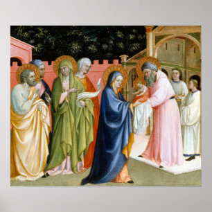 Alvaro Pirez Die Präsentation im Tempel Poster