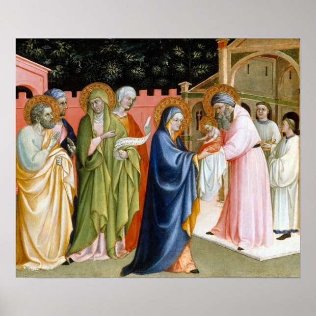 Alvaro Pirez Die Präsentation im Tempel Poster (Vorne)