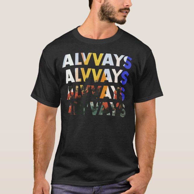 Alvays Antisozialiten Essenzieller T - Shirt (Vorderseite)
