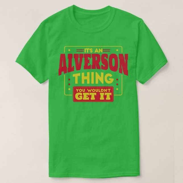 Alverson T-Shirt (Design vorne)