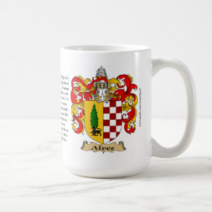 Alves, der Ursprung, die Bedeutung und das Wappen Tasse