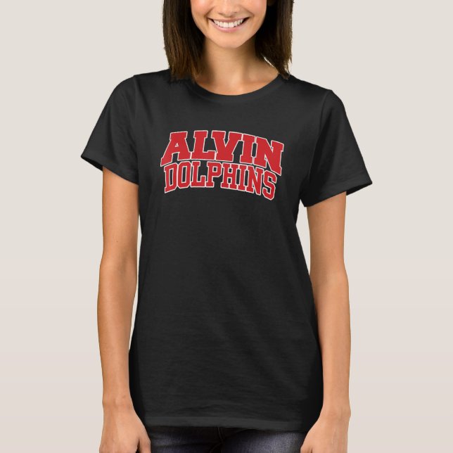 Alvin Community College Dolphins 01 T-Shirt (Vorderseite)