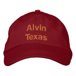 Alvin Texas Bestickte Baseballkappe
