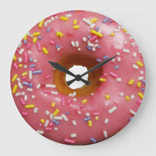 Always a good time for donut große wanduhr
