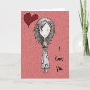 'Always' (Girl) Card Feiertagskarte