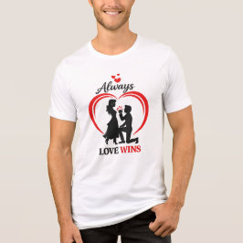 Always Love Wins Unisex Tri Blend Tee