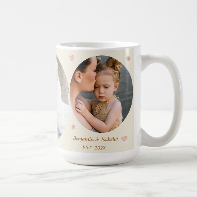 Always Loved – Custom 3-Photo Mug from Mom & Dad Kaffeetasse (Rechts)