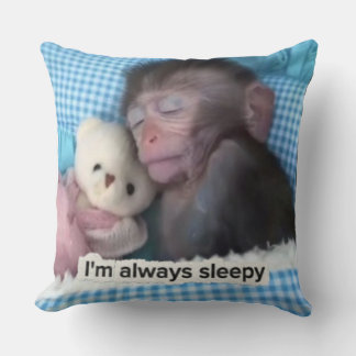 Always sleepy mood pillow kissen