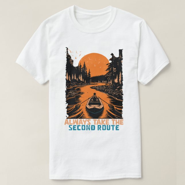 Always Take the Second Route T-Shirt (Design vorne)