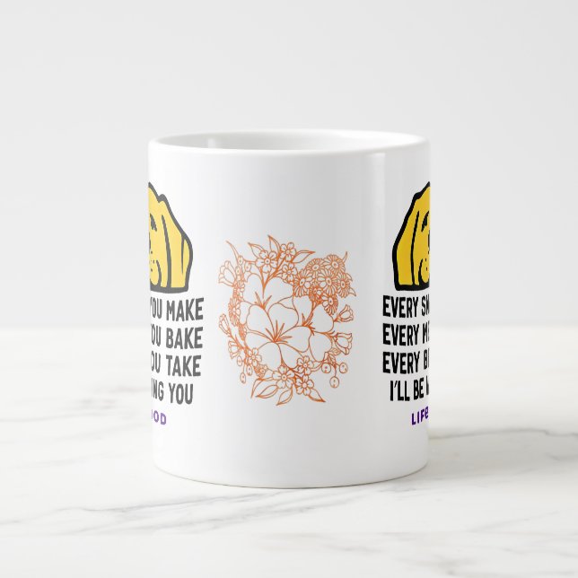 Always Watching Mug – Dog Snack Patrol Duty Jumbo-Tasse (Vorderseite)