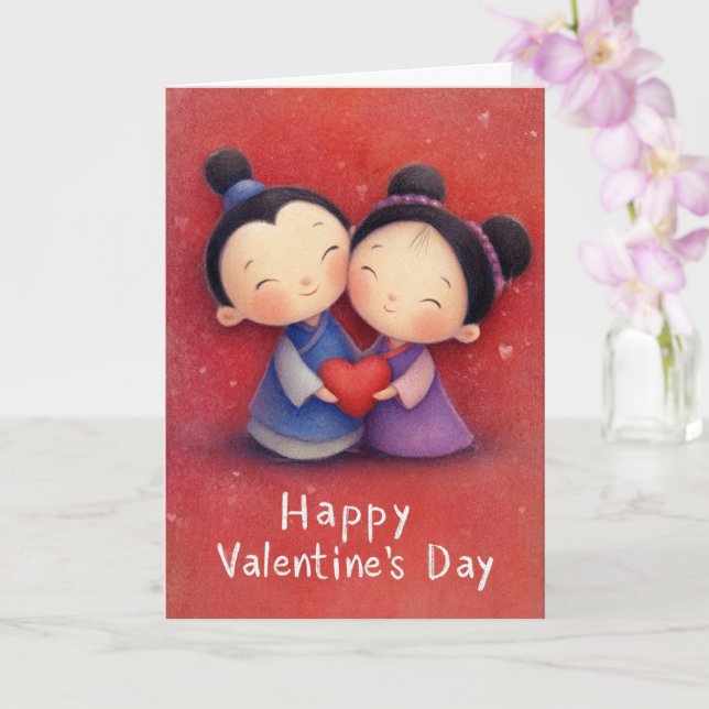 Always You Valentine Card Karte (Orchidee)