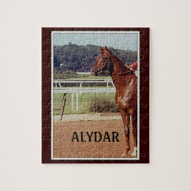 Alydar Belmont Stakes Posten-Parade 1978 Puzzle (Vertikal)