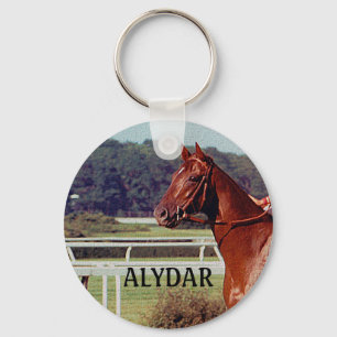 Alydar Belmont Stakes Posten-Parade 1978 Schlüsselanhänger
