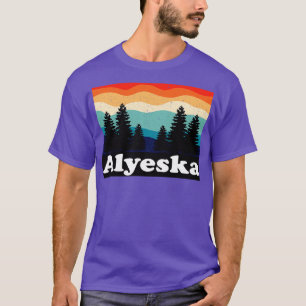 Alyeska Alaska Retro T-Shirt