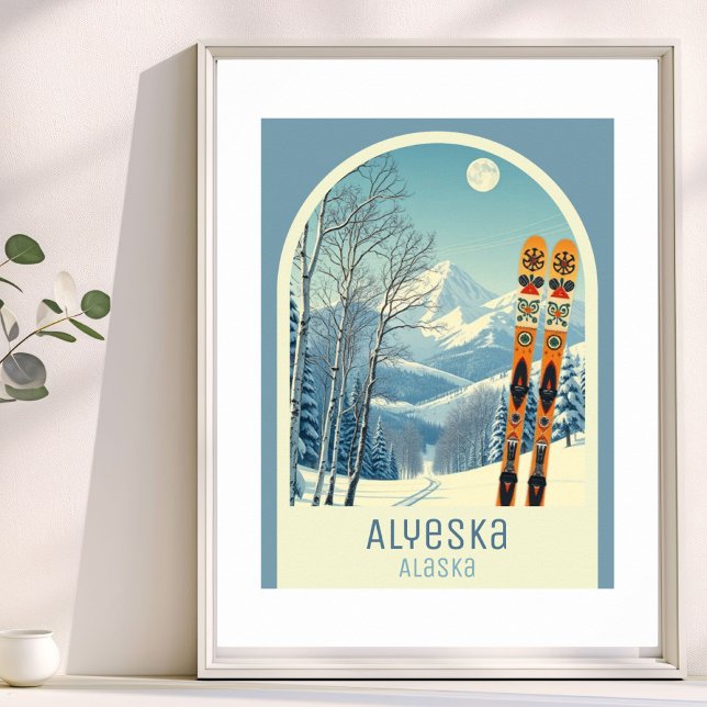 Alyeska Alaska Skigebiet Poster (Von Creator hochgeladen)