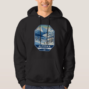 Alyeska Alaska Winter Reisen Vintag Hoodie