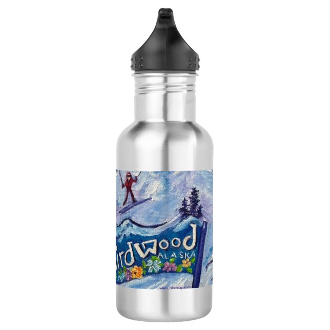 Alyeska/Girdwood 18oz Wasserflasche aus nicht rost (Rechts)