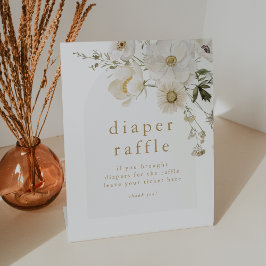 ALYSSA Boho Arch Blume Babydusche Windelwanne Sockelschild