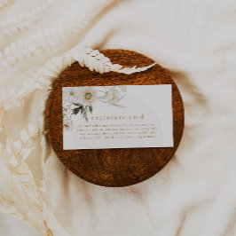 ALYSSA Floral Summer Boho Wild Blume Babydusche Begleitkarte