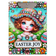 ALYSSA ~ HAPPY EASTER ~ Vintage Girl Eggs ~