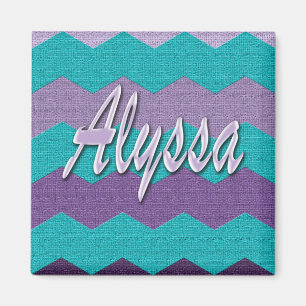 Alyssa Zickzack Magnet