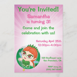 Alyssas magischer Wald Einladung