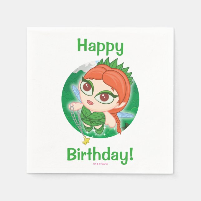 Alyssas magischer Wald Serviette (Vorderseite)