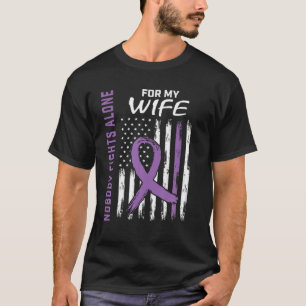 Alzheimer-Alzheimer-Sensibilisierungsflagge Demenz T-Shirt
