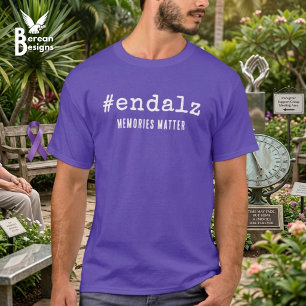 Alzheimer Aufklärungs Hashtag Stoppt Alzheimer T-Shirt