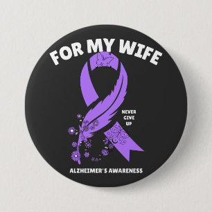 Alzheimer-Bewusstsein - Für meine Ehefrau Button