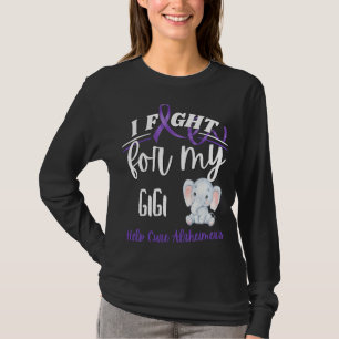 Alzheimer-Bewusstsein Ich kämpfe für Gigi Alzheime T-Shirt