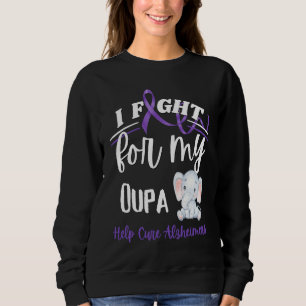 Alzheimer-Bewusstsein Ich kämpfe für Oupa Alzheime Sweatshirt