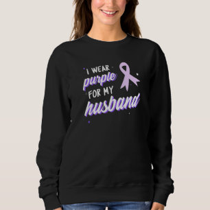 Alzheimer-Bewusstsein Ich trage Lila für meinen Eh Sweatshirt