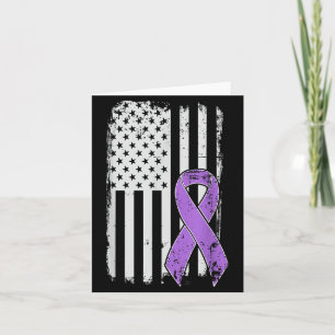 Alzheimer-Bewusstsein USA Amerikanische Flagge Dem Karte