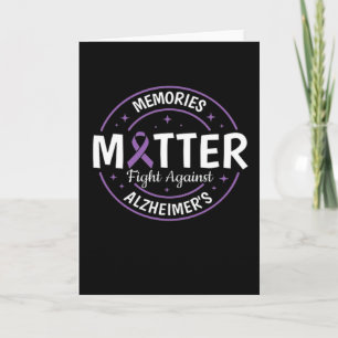 Alzheimer Brain Awareness Support Memories Matter Karte