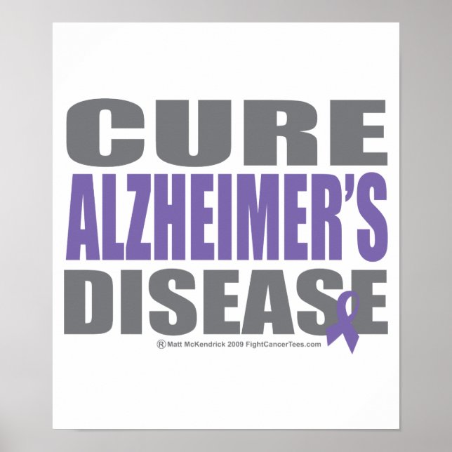 Alzheimer heilen poster (Vorne)