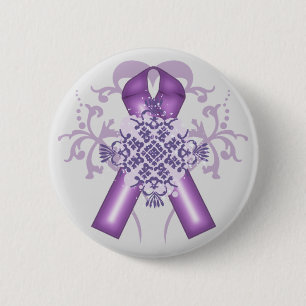 Alzheimer-Krankheit & Bauchspeicheldrüsenkrebs Mon Button